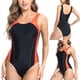 thumbnail image 2 of Traje de Buceo sin Mangas de la Moda de la Playa de las Mujeres Traje de Baño Siameso, Surf de Verano Y Traje de Baño de Playa, 2 of 8