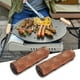 thumbnail image 2 of Sartén Con Asa para Placa Barbacoa Portátil Aislado Agarre 2 Piezas Parrilla Antiescaldaduras Sapele Al Calor Utensilios Cacerola Salsa Saltear, 2 of 9