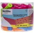 thumbnail image 1 of Sacapuntas Curvo Bote c/ 80 Piezas Marca Barrilito Barrilito SK8194, 1 of 2
