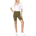 thumbnail image 5 of Moa Collection Women's Workout High Waist Comfy Elastic Band Active Biker Shorts Pants S-3XL, 5 of 5