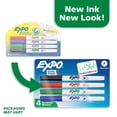 thumbnail image 3 of EXPO Dry Erase Markers, Ultra Fine Tip, Assorted Colors, 4 Count, 3 of 8