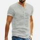 thumbnail image 2 of Playeras Basicas Algodon Hombre Camisetas Retro De Manga Corta De Color Sólido Mezcla Holgada Tops Blusa, 2 of 6