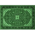 thumbnail image 1 of Ahgly Company Indoor Rectangle Medallion Emerald Green Traditional Area Rugs, 2' x 4', 1 of 4