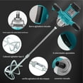 thumbnail image 4 of Mezclador eléctrico de mano de 2500 W, 6 velocidades, ajustable, para pintura, masilla, cemento, hormigón, máquina mezcladora, EE. UU., 4 of 14