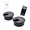 Black, variant on GULLVEIG 50 mm Black 3-Piece Desk Grommet Set, 3-Pack