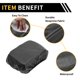 thumbnail image 4 of Cubierta de reposabrazos Unique Bargains para Chevrolet de cuero de microfibra con fibra de carbono en el medio negra, 4 of 6