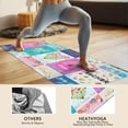 thumbnail image 4 of Pioneer Flower Floral Print Pattern Hot Yoga Mat Towel Non Slip for Hot Yoga - Quick-Drying Yoga Mat Cover with 4 Corner Pockets with Travel Bag - Hot Yoga Towel Non Slip 70"x26", 4 of 6