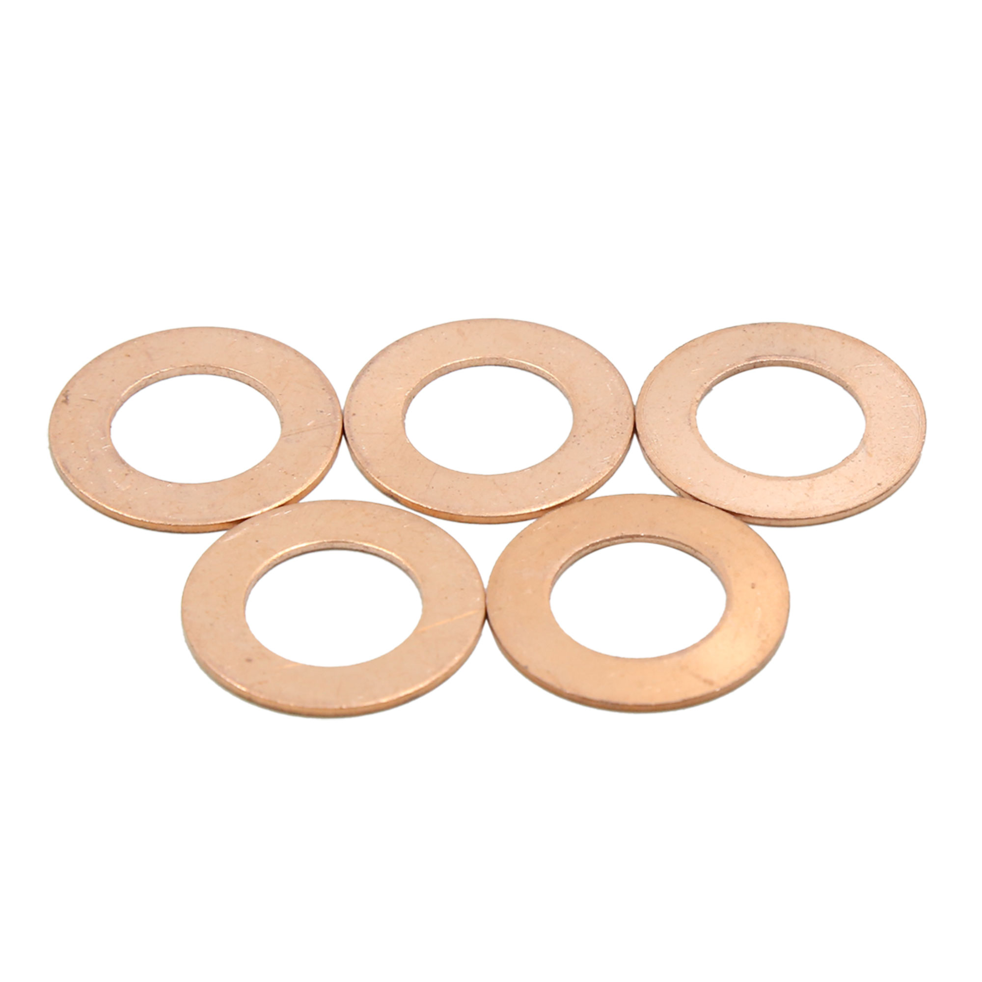 14.5mm Inner Dia Copper Flat Washers Car Sealing Gaskets Plate Rings