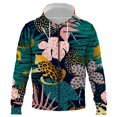 thumbnail image 1 of Sudadera con capucha y cremallera de primavera y otoño con hojas de jungla para hombres, mujeres y niños, sudaderas con estampado 3D, ropa de calle, jersey para niños, camisetas para niños, 1 of 6