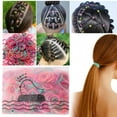 thumbnail image 2 of 50 Count No Damage Elastic Hair Ties Gentle Ponytail Holders Soft Seamless Headbands for Girls Toddlers Mixed Color Assortment Hair Ropes, 2 of 8