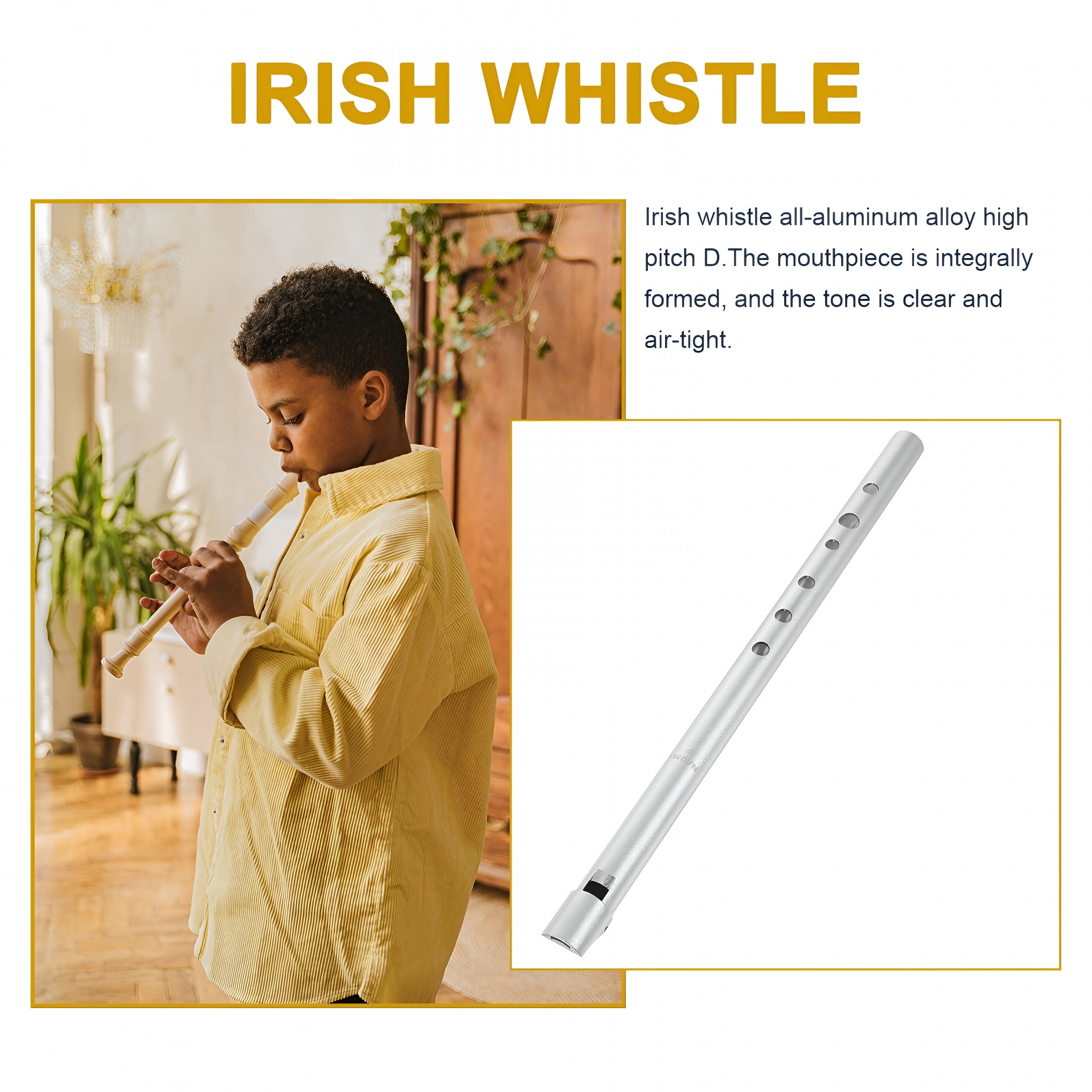 SEPTRIO Musical Instruments Flute Recorder Metal for Beginner Child Student Recorder Instrument