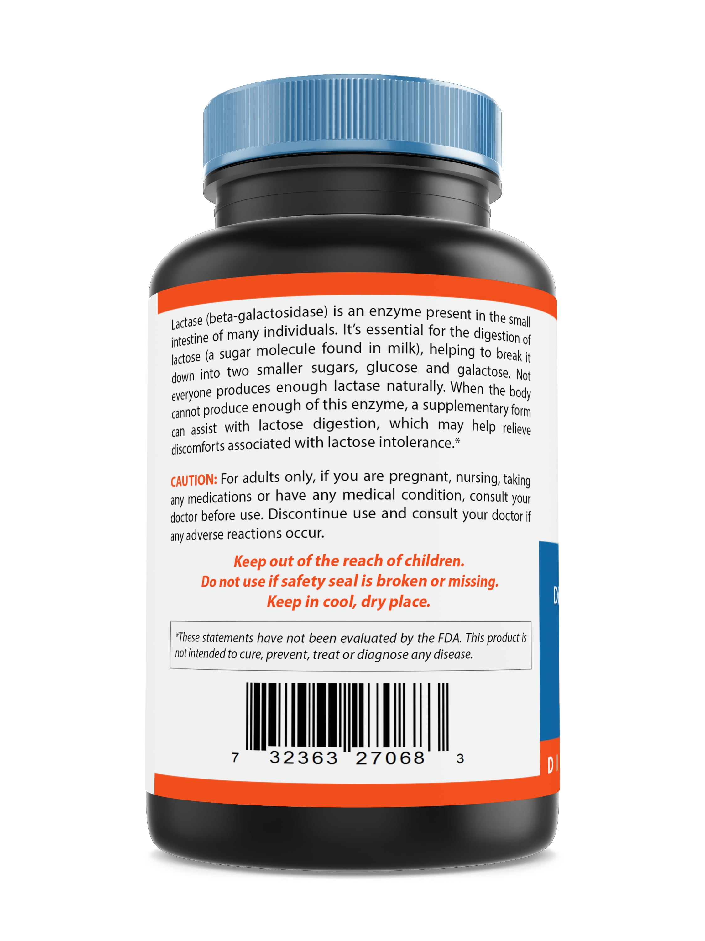 (3 pack) Nova Nutritions Lactase Enzyme 3000 FCC ALU Tablets, 180 Ct&nbsp;