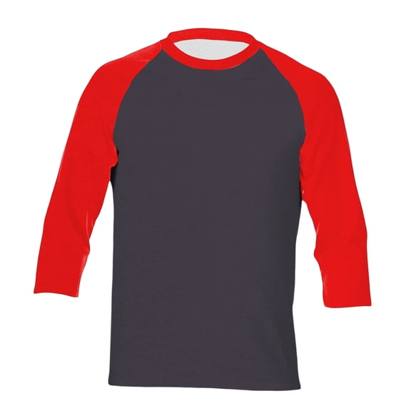 CUSTG Men T-Shirts 3/4 Sleeve T Shirt Soft Blend Crew Neck Casual Tops Relaxed Fit Tee Shirt Everyday Cozy Fashion Solid Color Steetwear