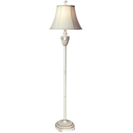 61" Seashell Floor Lamp Coastal Cream - StyleCraft