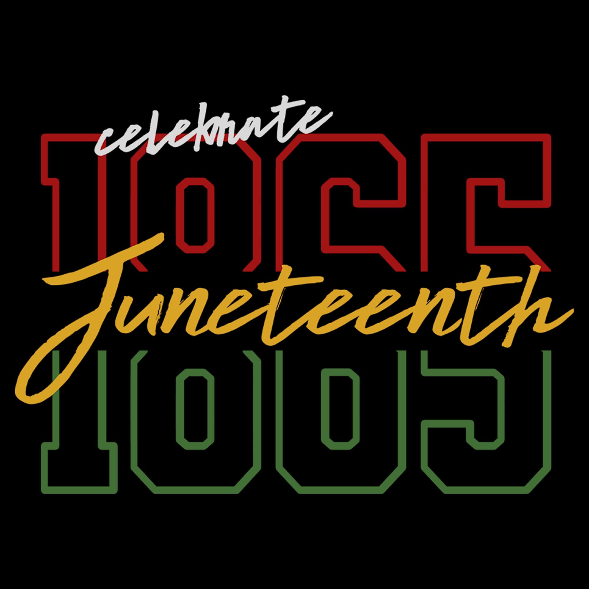 Mens Lost Gods Celebrate Juneteenth 1865 T Shirt