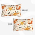 thumbnail image 4 of Haiem Pillowcase for Hair and Skin Queen - Flower Fox Printed Soft Pillowcase with Envelope Closure-16"x24", 4 of 9