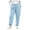 Light Blue, variant on Bpyeka Women's Plus Size Sweatpants Drawstring Elastic Waist Cuffed Side Pockets Loose Fit Casual Long Pants L-5XL