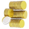 thumbnail image 1 of Cateissary KOGOTA 12 piezas 70 mm de boca ancha tapas de tarros de conservas sellado tapas de almacenamiento tapa de repuesto Cocina y Comedor Dorado, 1 of 6
