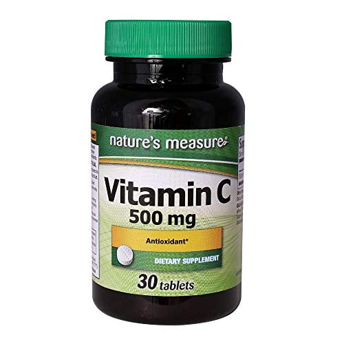 Nature's Measure HIGH POTENCY Vitamin C, 30-ct. 500 mg