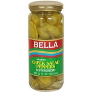 Bella Greek Peppers Pepperoncini, 12 oz (Pack of 12)