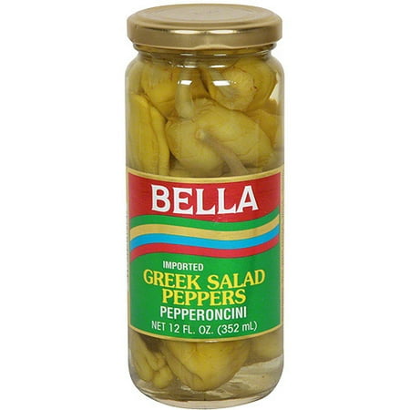 Bella Greek Peppers Pepperoncini, 12 oz (Pack of 12)