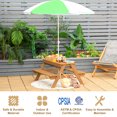 thumbnail image 2 of Babyjoy 3-in-1 Kids Picnic Table Outdoor Water Sand Table w/ Umbrella Play Boxes, 2 of 10