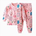 thumbnail image 4 of SPMGOYV Toddler Baby Girl Outfits Graphic Long Sleeve Print Tops + Pants Set Toddler 2Pcs Fall Winter Clothes,18-24 M, 4 of 4