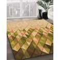 thumbnail image 3 of Ahgly Company Machine Washable Indoor Rectangle Transitional Yellow Orange Area Rugs, 5' x 7', 3 of 7