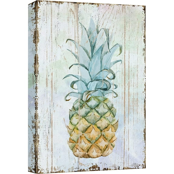 Aaheei Canvas Wall Art - Pineapple Style Background - Giclee Print Modern Home Art | Ready to Hang