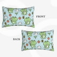 thumbnail image 4 of Bixox Cute Floral Frog Printed Pillow Protector,Super Soft Ideal for Home,Guests,Rentals - 14"x20", 4 of 8