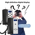 thumbnail image 4 of Wireless Intercom System Office Intercom Machine with LCD Screen 433MHz 3280ft Range Adjustable Volume Telephone Intercom for Business Office House Calling Room to Room Intercom System, 4 of 9