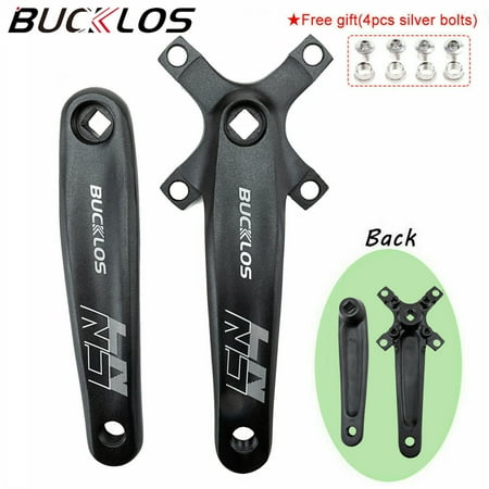 104/64 BCD Double Triple MTB Crankset 170mm with 22/24/26/32/38/42/44T Chainring Set, Square Taper Crank, Mountain Bike Crankset 8/9/10 Speed Compatible with Shimano Sram FSA