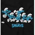 thumbnail image 2 of Smurfs Characters Retro Squad Goals Toddler Boy Girl T Shirt Infant Toddler Brisco Brands 12M, 2 of 6