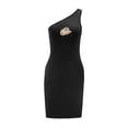 thumbnail image 1 of Vestido de Mujer con Hombros Descubiertos, Ropa de Primavera, Vestido de Verano para Vacaciones, Fiesta en La Playa M, 1 of 7