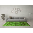 thumbnail image 3 of Ahgly Company Indoor Rectangle Oriental Green Industrial Area Rugs, 7' x 10', 3 of 4