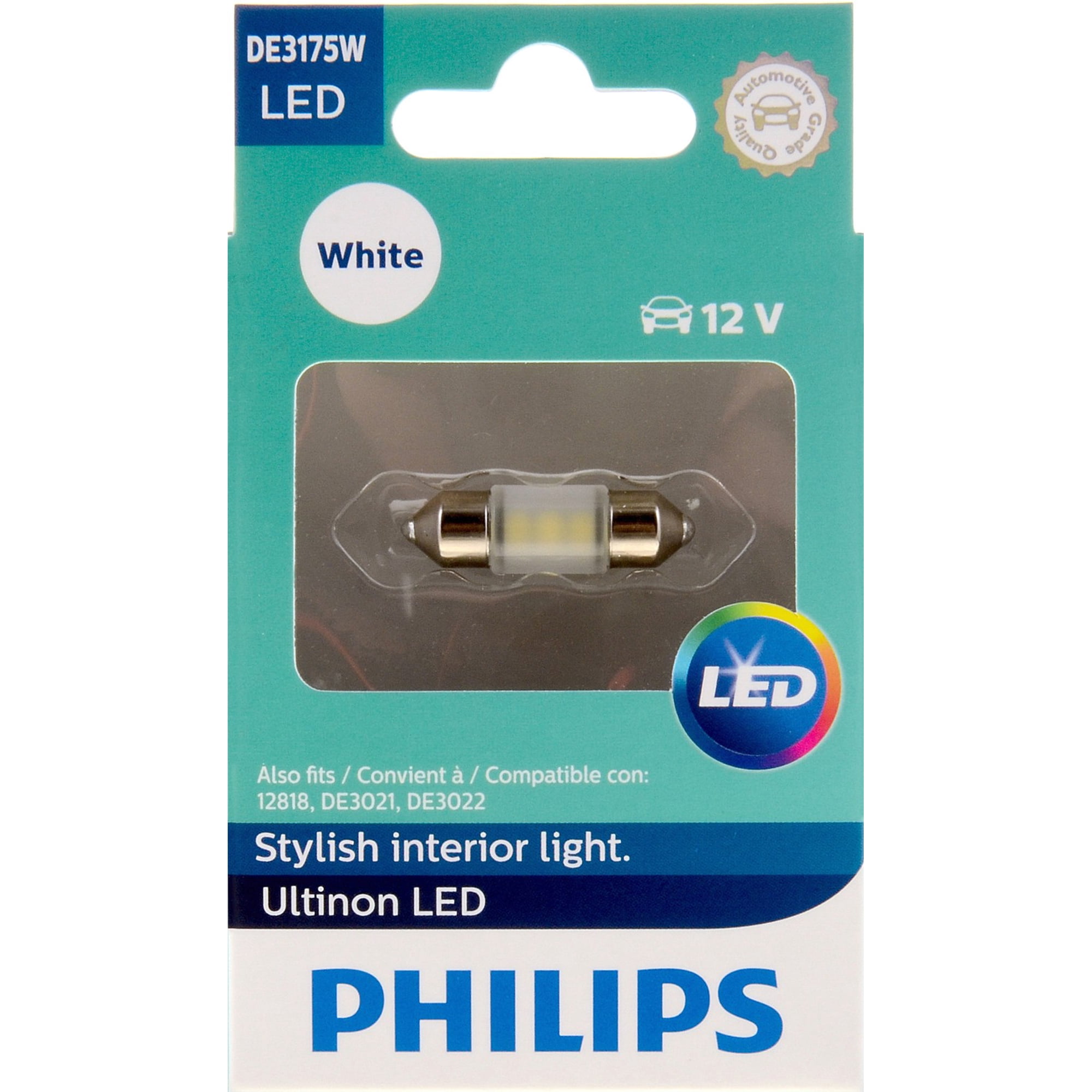 Philips Ultinon DE3175W White LED, 1 Pack