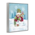 thumbnail image 2 of Stupell Industries Farmhouse Traditional Festive Snowman Gray Framed Giclee Art, 24 x 30, by Diane Kater, 2 of 7