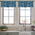 thumbnail image 3 of LALILO Kitchen Curtain Valance With Marine Rope Knot Sea Rod Pocket Window Curtain 52"x 18" Set of 2, 3 of 5