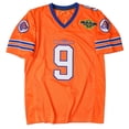 thumbnail image 1 of Camiseta de fútbol de los años 90 para fiesta Bobby Boucher #9 The Waterboy Sandler 50 aniversario película camiseta de fútbol (naranja XL), 1 of 5
