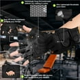 thumbnail image 4 of Gants de Gym pour Hommes et Femmes, Coussinets de 3mm, Demi-Doigt pour Musculation, Exercice, Entraînement Physique, Ramper, 4 of 6