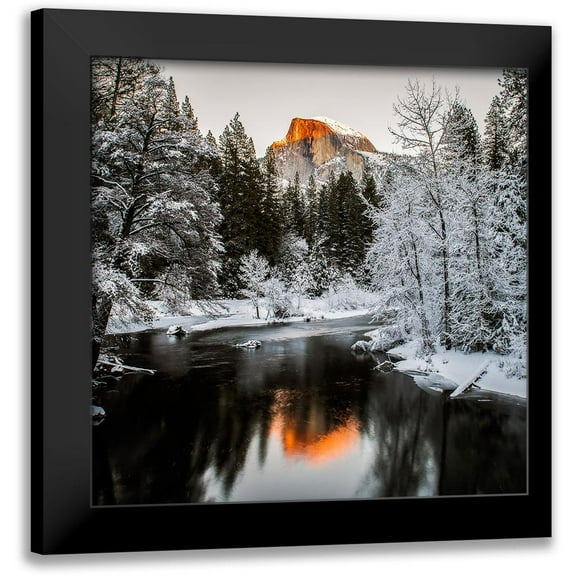 H Yang, David 12x12 Black Modern Framed Museum Art Print Titled - The Last Sunshine