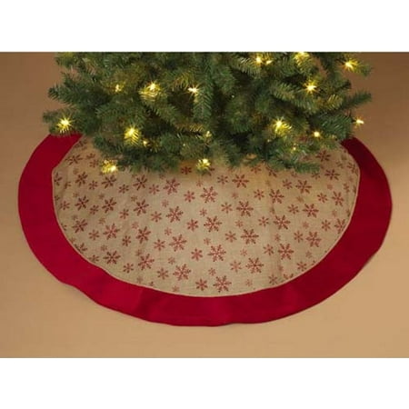 red glitter snowflake burlap christmas tree skirt 48 inch diameter decoration - Burlap Christmas Tree Skirt red glitter snowflake burlap christmas tree skirt 48 inch diameter decoration - Burlap Christmas Tree Skirt