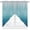 Blue, variant on Brown Beige Ombre Swag Curtains Valance For Kitchen Windows, Abstract Modern Art Gradient Wide Rod Pocket Curtain Drapes, Bedroom Bathroom Cafe Living Room Light Filtering Drapery Panels, 72"W x 36"H