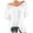 White, variant on Pejock Women Summer Casual Cold Off Shoulder Tshirts Lace Patchwork Short Sleeve Tops Oversized Women's Loose Dressy Tops Shirt Blouse S-5XL