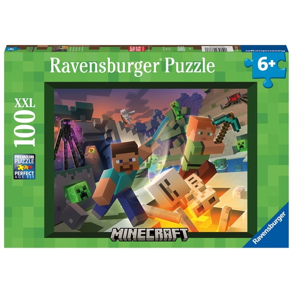 Ravensburger Monster Minecraft 100pc XXL Jigsaw Puzzle