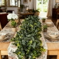 thumbnail image 1 of Dvkptbk Cloth Rattans Simulation Olive Leaves Rattan Home Artificial Green Plants Yucali Leaves Rattan Decorative Desktop Set Decoration Christmas Decoration Holiday Products Christmas Decorations, 1 of 6