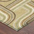 thumbnail image 3 of Addison Rugs Chantille Indoor/Outdoor Transitional Geometric Gold Machine Washable Rectangle Rug, 9' x 12', 3 of 8