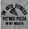thumbnail image 2 of Fitness This Pizza Foodie Gym Workout Plus Size Crewneck Graphic Tee Shirt Brisco Brands 4X, 2 of 5
