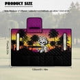 thumbnail image 7 of SEANATIVE Golf Cart Seat Cover, Universal for 2-Seater Club Car DS/Precedent, Portable Lightweight Golf Cart Bench Seat Covers with 4 Storage Pockets, Female Skeleton Palm Tree Sunset Print, 7 of 7