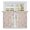 Beige, Rose, Mauve, variant on Navy Blue Rustic Coastal Kitchen Curtains 54 Inch Length, Nautical Seaside Starfish Coral Tiers Curtains for Bathroom Bedroom Cafe, Light Filtering Small Window Treatment Drapes 2 Panels 42"Wx54"L